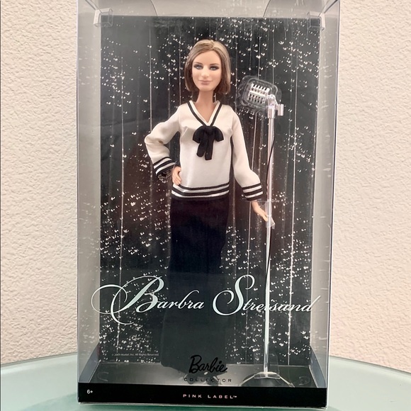 barbie collector pink label